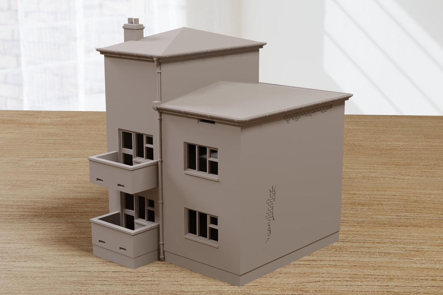 Wargaming Terrain Eastern European Soviet Block House T4 Various Scales Historical Wargaming Modern Cold War (US tariffs are pre-paid by us)