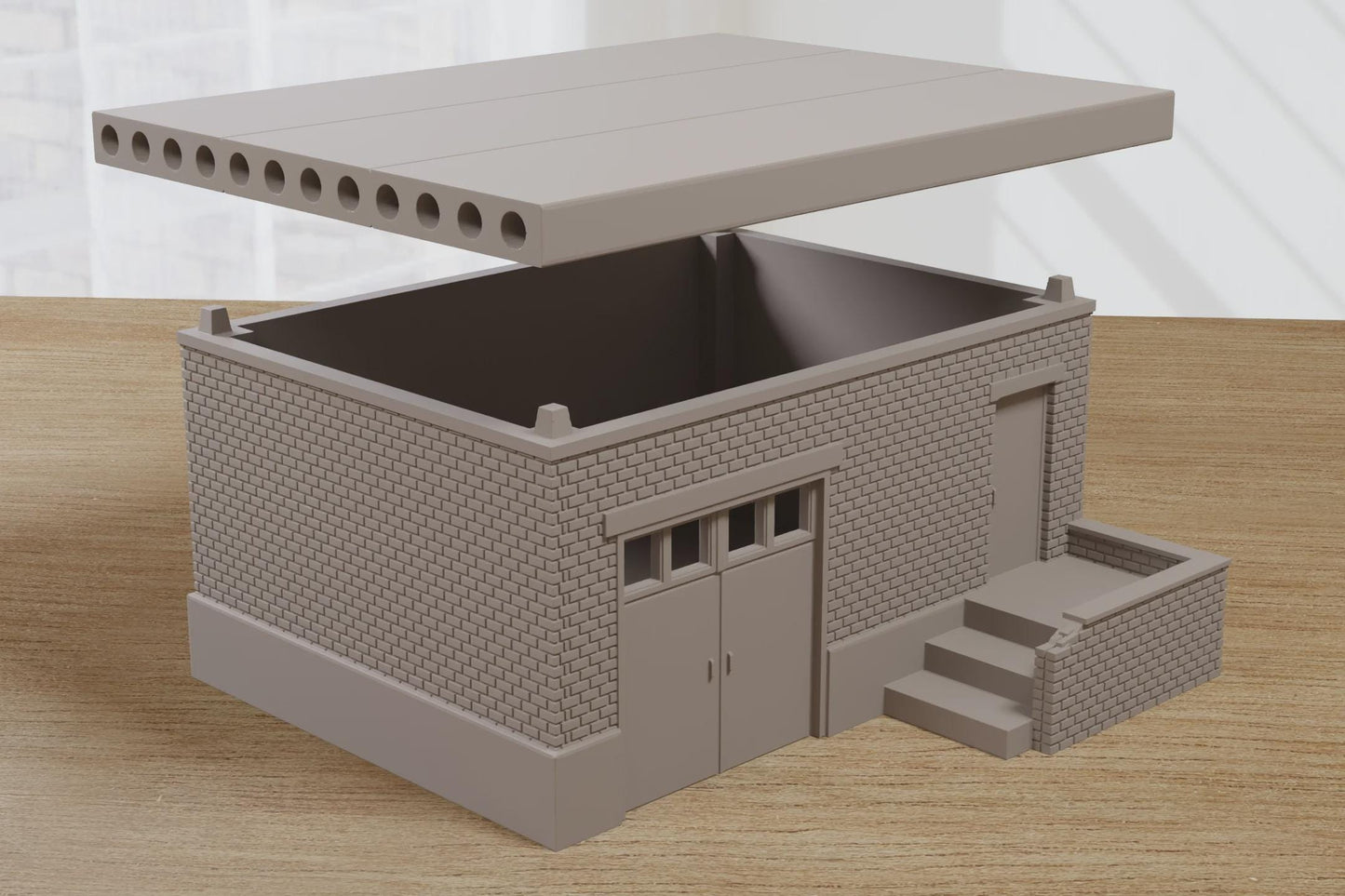 Wargaming Terrain Eastern European Soviet Utility Shed Various Scales Historical Wargaming Modern (US tariffs are pre-paid by us)