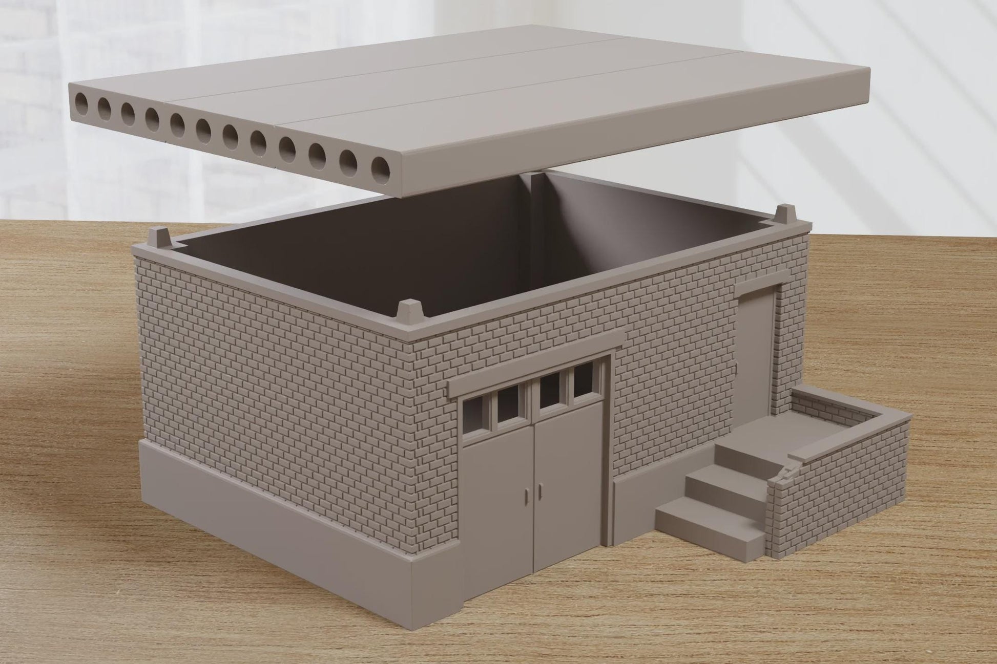 Wargaming Terrain Eastern European Soviet Utility Shed Various Scales Historical Wargaming Modern (US tariffs are pre-paid by us)