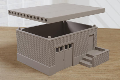 Wargaming Terrain Eastern European Soviet Utility Shed Various Scales Historical Wargaming Modern (US tariffs are pre-paid by us)