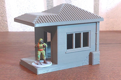 Wargaming Terrain Soviet Era Military Outpost Guard House Various Scales Historical Wargaming Modern (US tariffs are pre-paid by us)