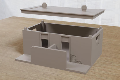 Wargaming Terrain Eastern European Soviet Public Toilets Various Scales Historical Wargaming Modern (US tariffs are pre-paid by us)