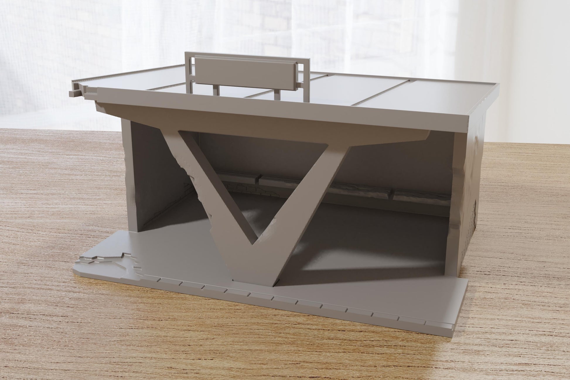 Wargaming Terrain Destroyed Soviet Bus Stop Various Scales Historical Wargaming Modern (US tariffs are pre-paid by us)