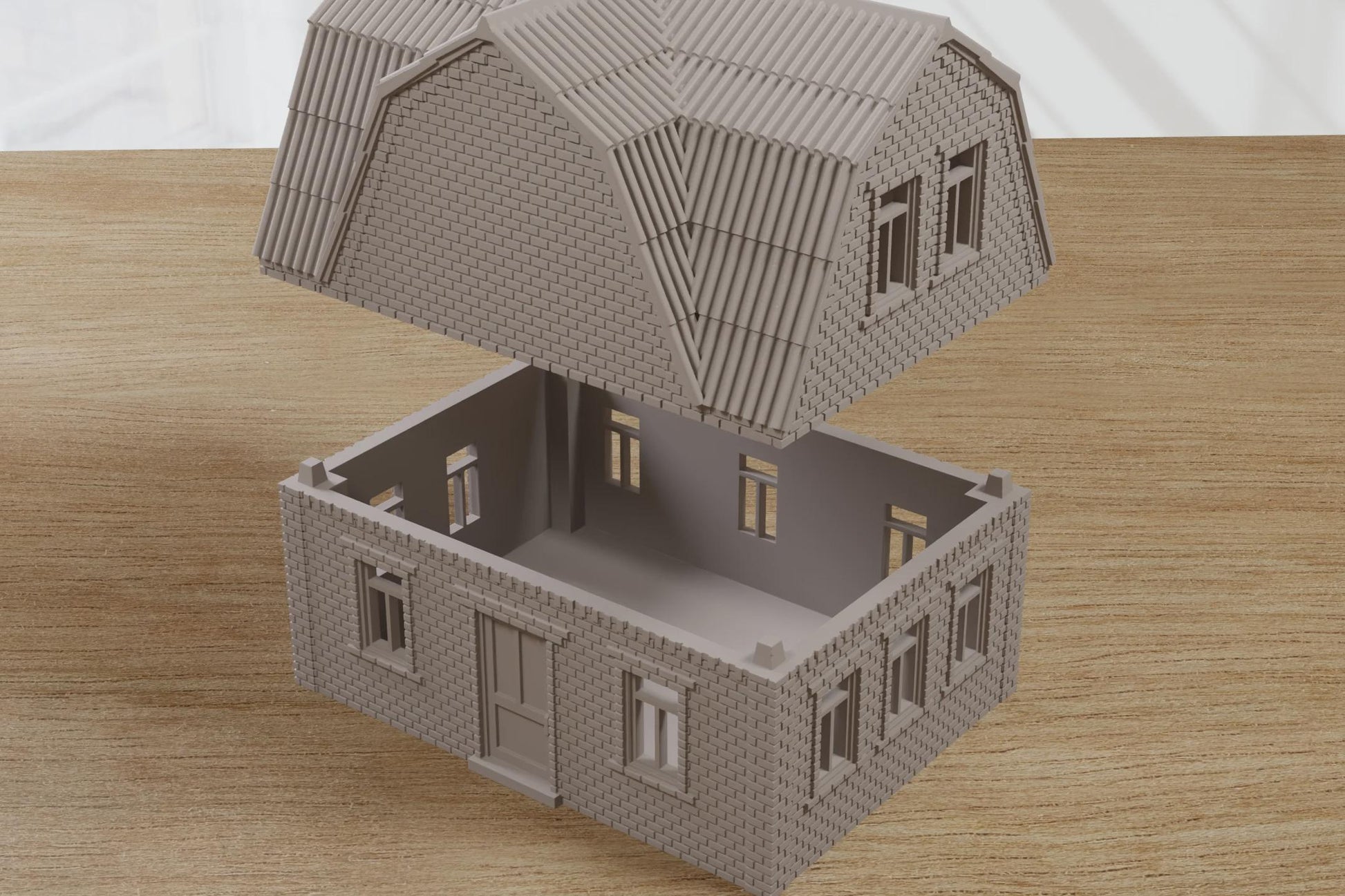 Wargaming Terrain Soviet Ukrainian Village House 2 Various Scales Historical Wargaming Modern (US tariffs are pre-paid by us)
