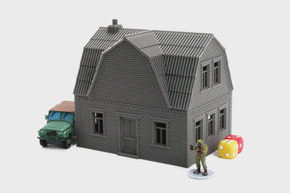 Wargaming Terrain Soviet Ukrainian Village House 2 Various Scales Historical Wargaming Modern (US tariffs are pre-paid by us)