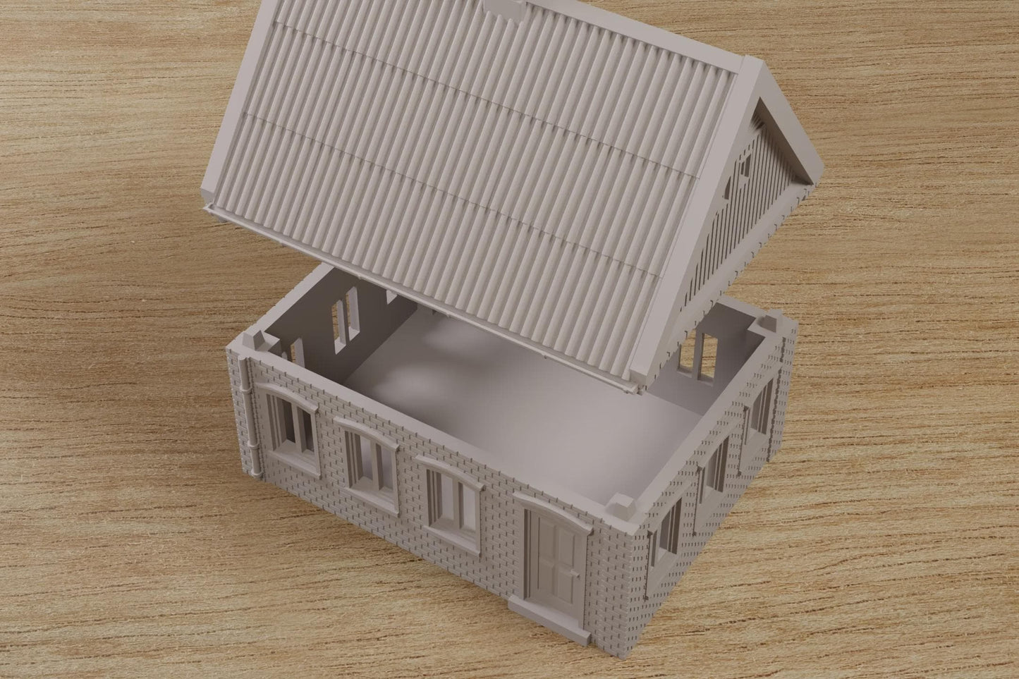 Wargaming Terrain Soviet Ukrainian Village House 3 Various Scales Historical Wargaming Modern (US tariffs are pre-paid by us)