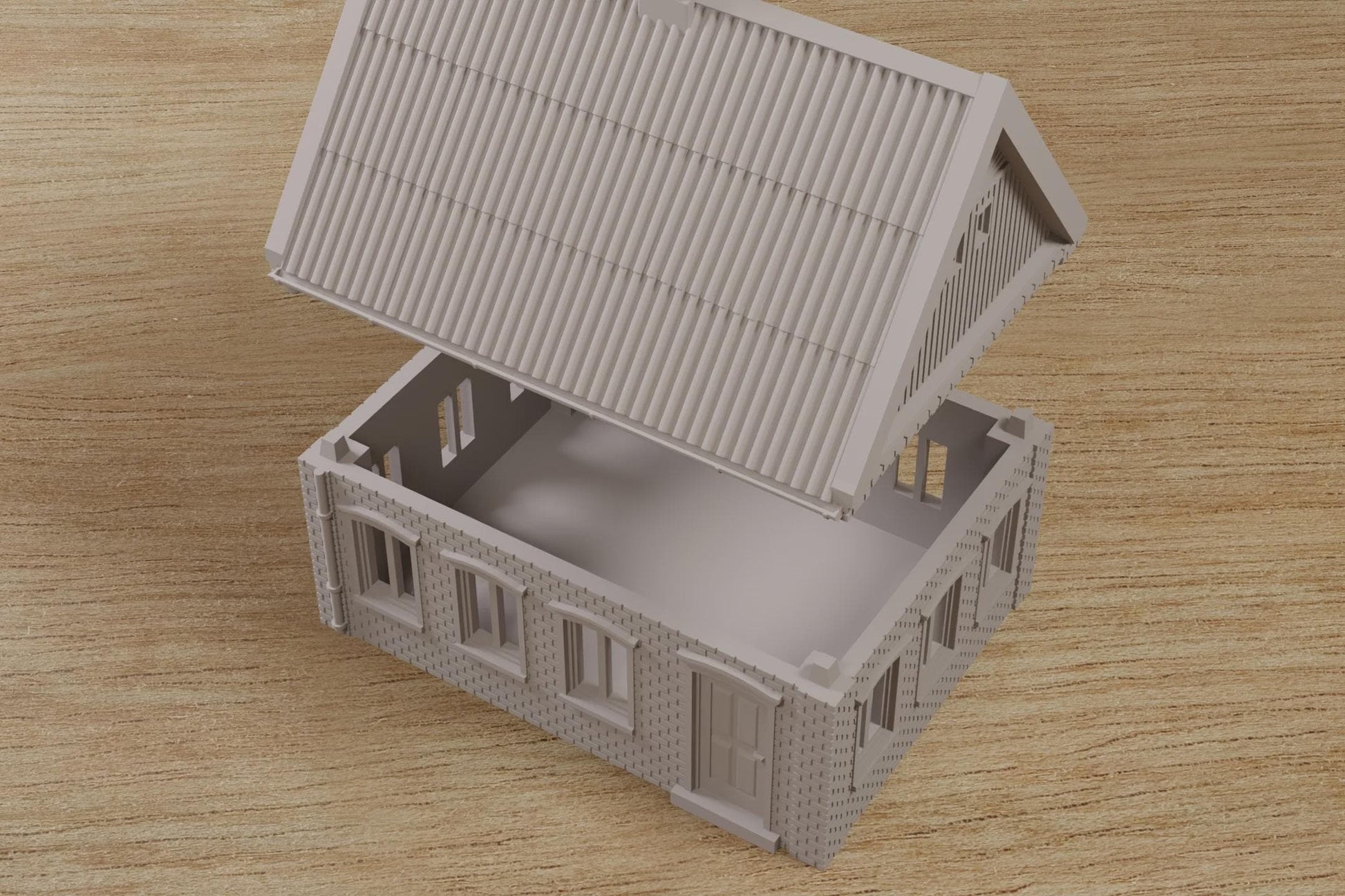 Wargaming Terrain Soviet Ukrainian Village House 3 Various Scales Historical Wargaming Modern (US tariffs are pre-paid by us)