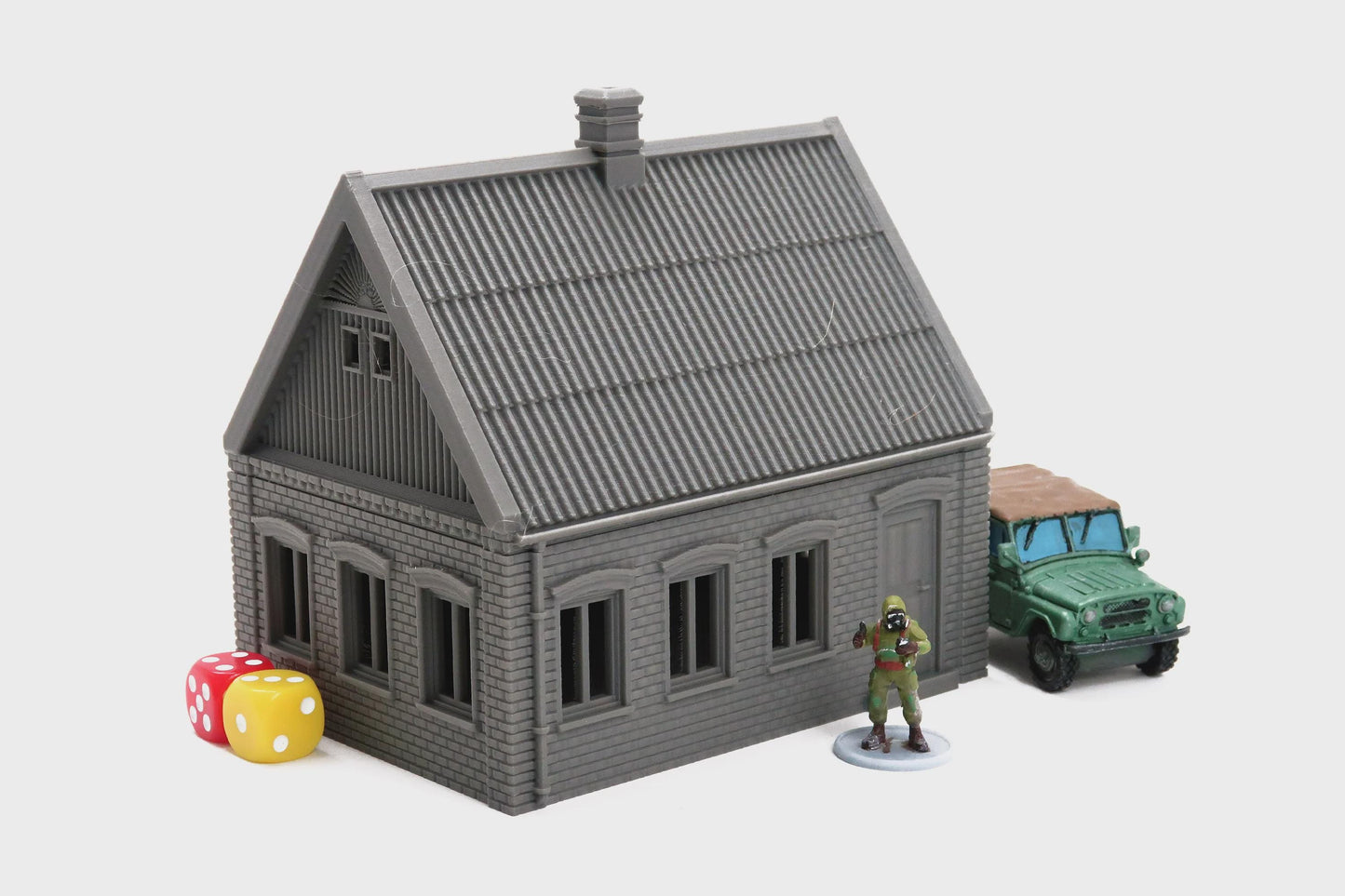 Wargaming Terrain Soviet Ukrainian Village House 3 Various Scales Historical Wargaming Modern (US tariffs are pre-paid by us)