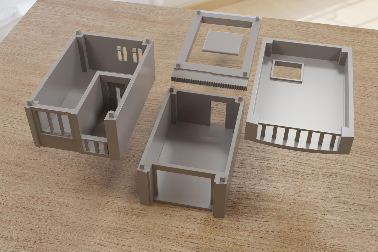 Wargaming Terrain Vietnamese Urban House 2 (3 storey,1 model) Various Scales Historical Wargaming Modern (US tariffs are pre-paid by us)