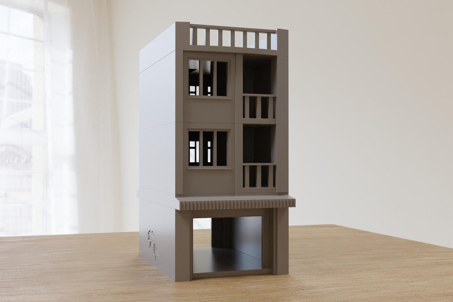 Wargaming Terrain Vietnamese Urban House 2 (3 storey,1 model) Various Scales Historical Wargaming Modern (US tariffs are pre-paid by us)