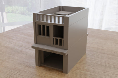 Wargaming Terrain Vietnamese Urban House 2 (3 storey,1 model) Various Scales Historical Wargaming Modern (US tariffs are pre-paid by us)