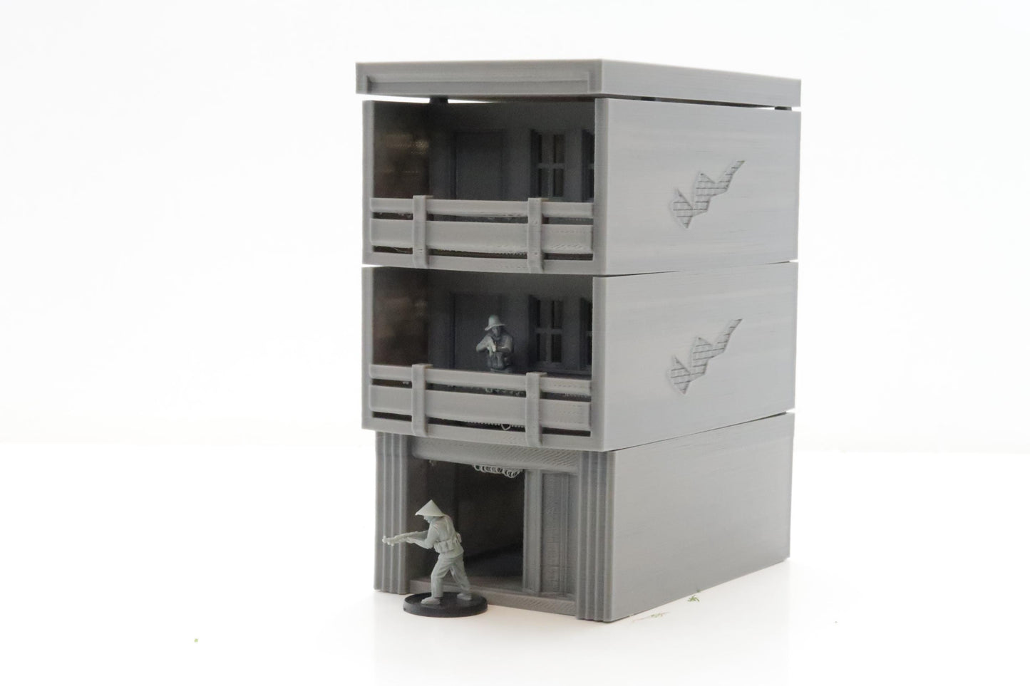 Wargaming Terrain Vietnamese Urban House 4 (3 storey,1 model) Various Scales Historical Wargaming Modern (US tariffs are pre-paid by us)
