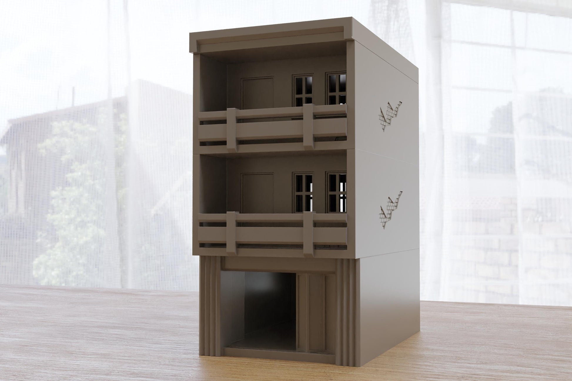 Wargaming Terrain Vietnamese Urban House 4 (3 storey,1 model) Various Scales Historical Wargaming Modern (US tariffs are pre-paid by us)