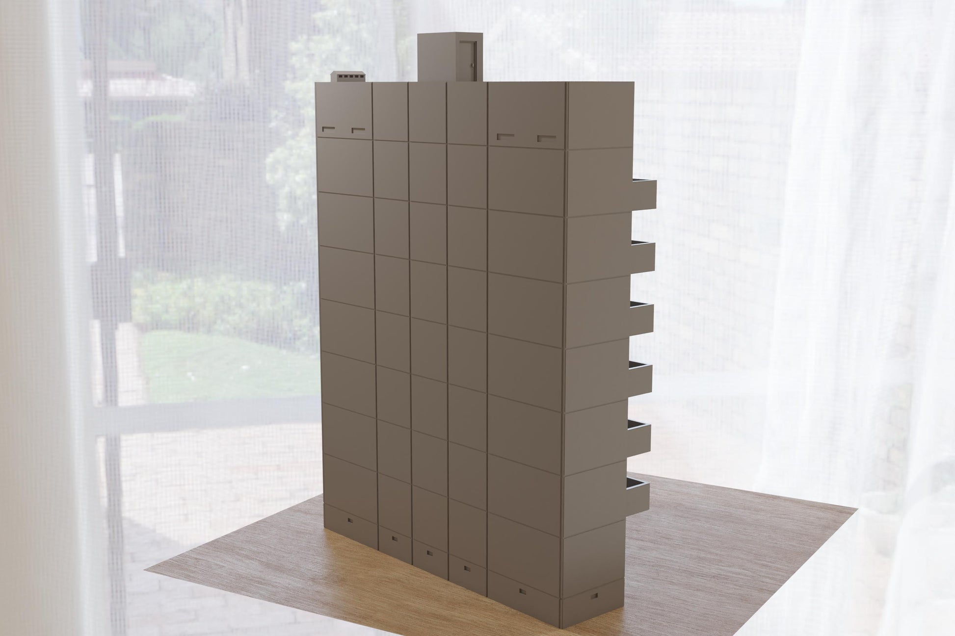 Wargaming Terrain Eastern European Apartments (3 storey,1 model) Various Scales Historical Wargaming Modern (US tariffs are pre-paid by us)