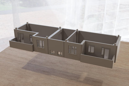 Wargaming Terrain Eastern European Apartments (3 storey,1 model) Various Scales Historical Wargaming Modern (US tariffs are pre-paid by us)