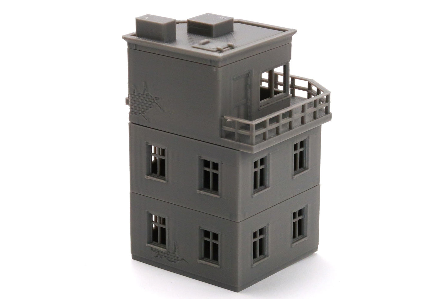 Wargaming Terrain WWII Airfield Control Tower Various Scales Historical Wargaming (US tariffs are pre-paid by us)