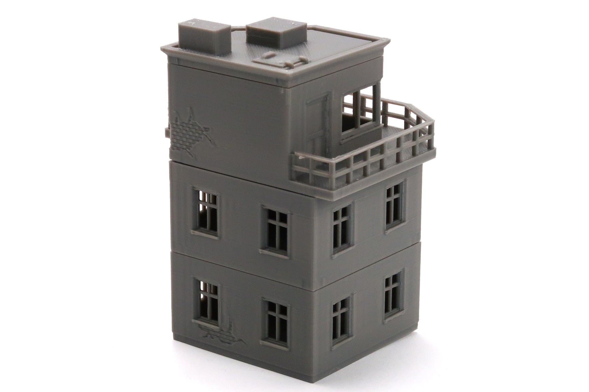 Wargaming Terrain WWII Airfield Control Tower Various Scales Historical Wargaming (US tariffs are pre-paid by us)