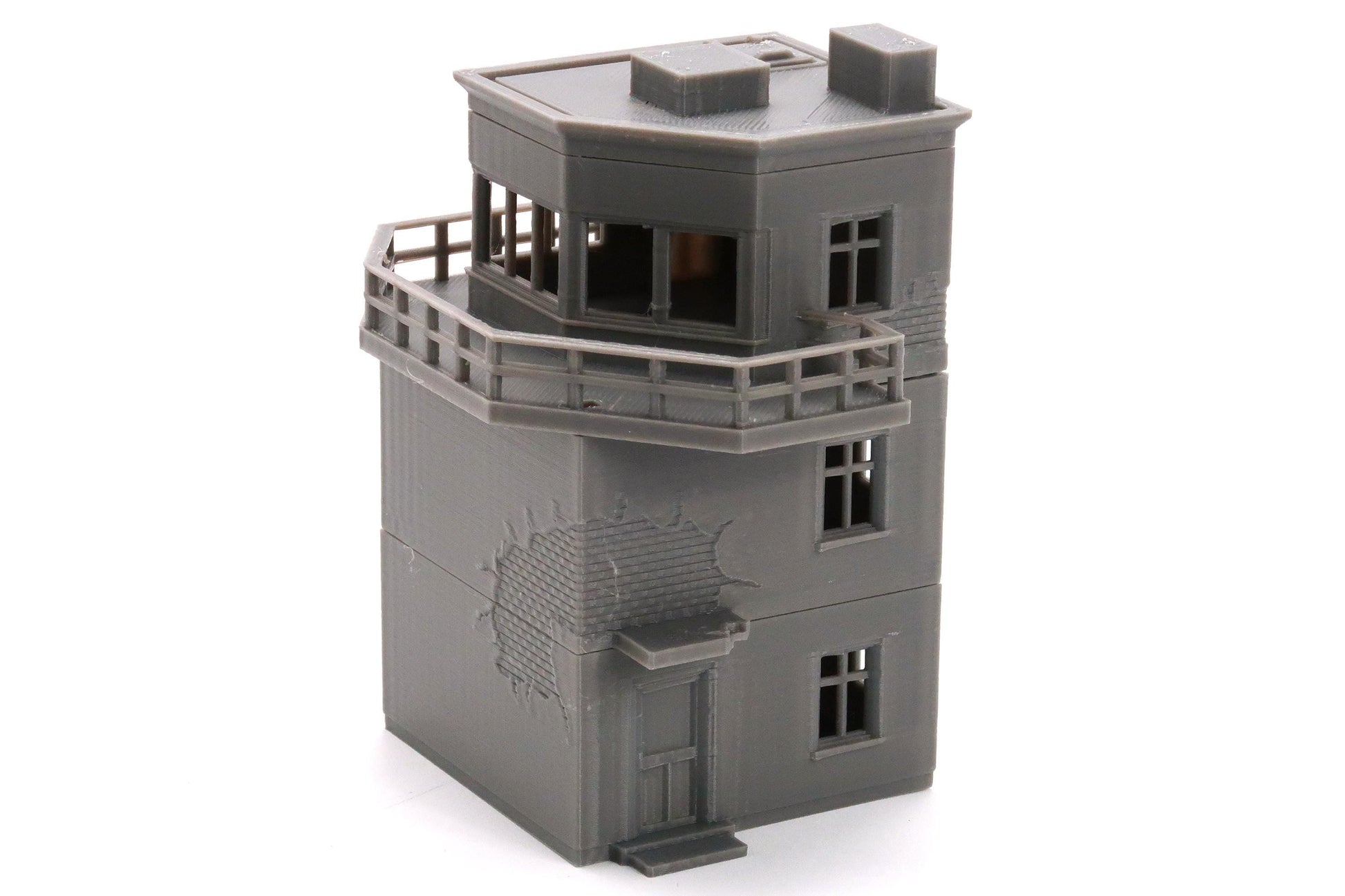 Wargaming Terrain WWII Airfield Control Tower Various Scales Historical Wargaming (US tariffs are pre-paid by us)