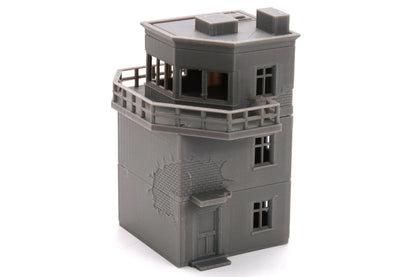 Wargaming Terrain WWII Airfield Control Tower Various Scales Historical Wargaming (US tariffs are pre-paid by us)