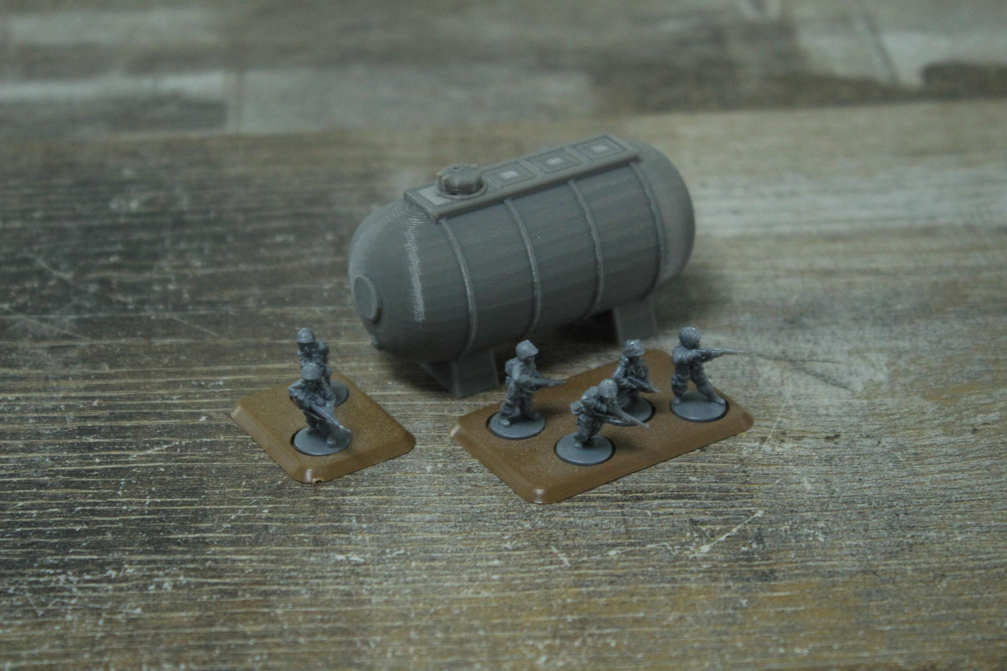 Wargaming Terrain WWII Airfield Fuel Tank Various Scales Historical Wargaming (US tariffs are pre-paid by us)