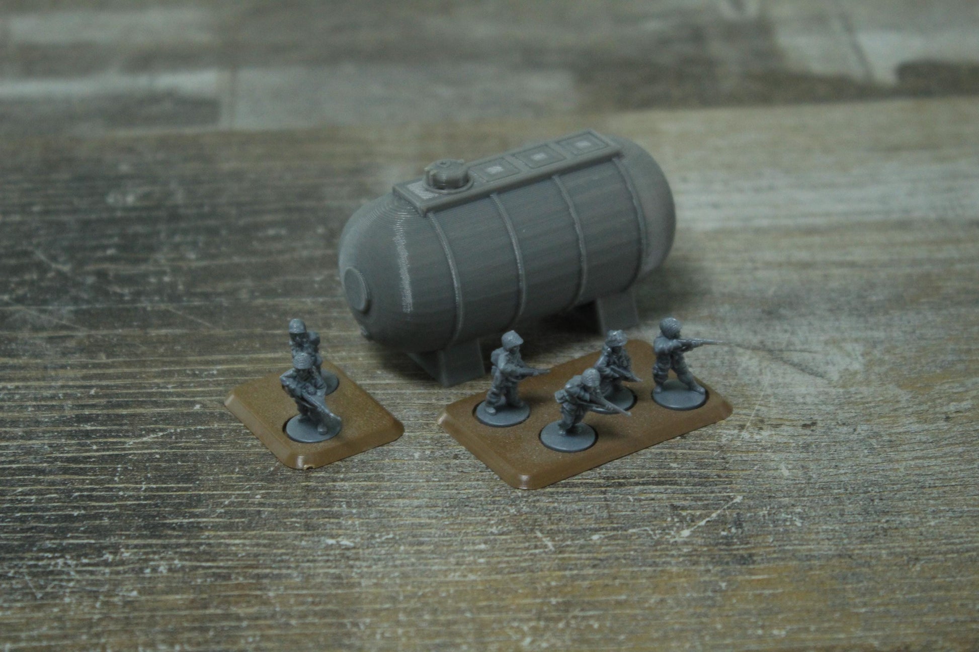 Wargaming Terrain WWII Airfield Fuel Tank Various Scales Historical Wargaming (US tariffs are pre-paid by us)
