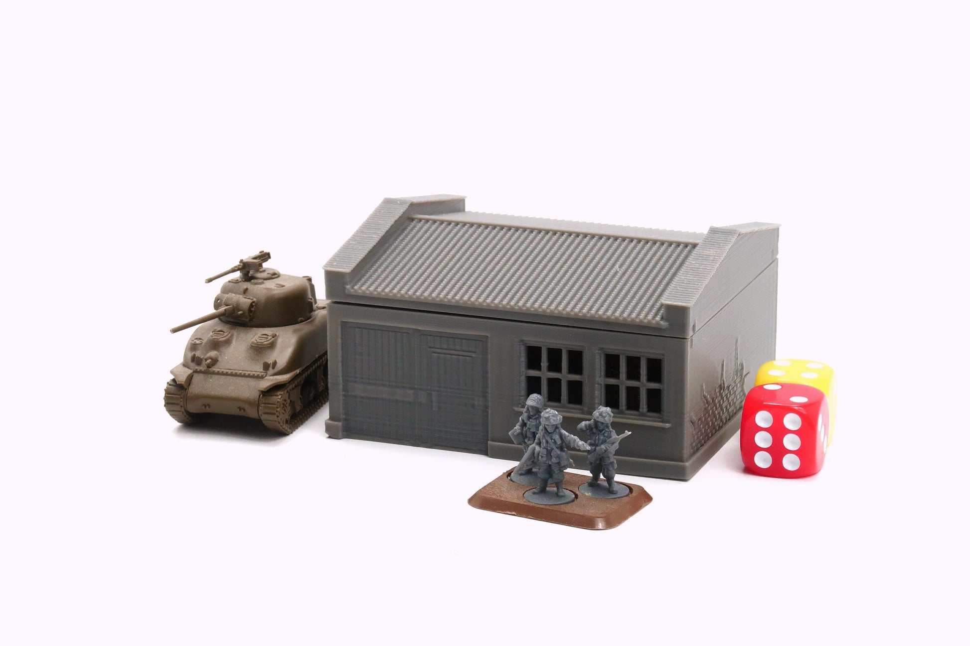 Wargaming Terrain WWII Airfield Tool Shed Various Scales Historical Wargaming (US tariffs are pre-paid by us)