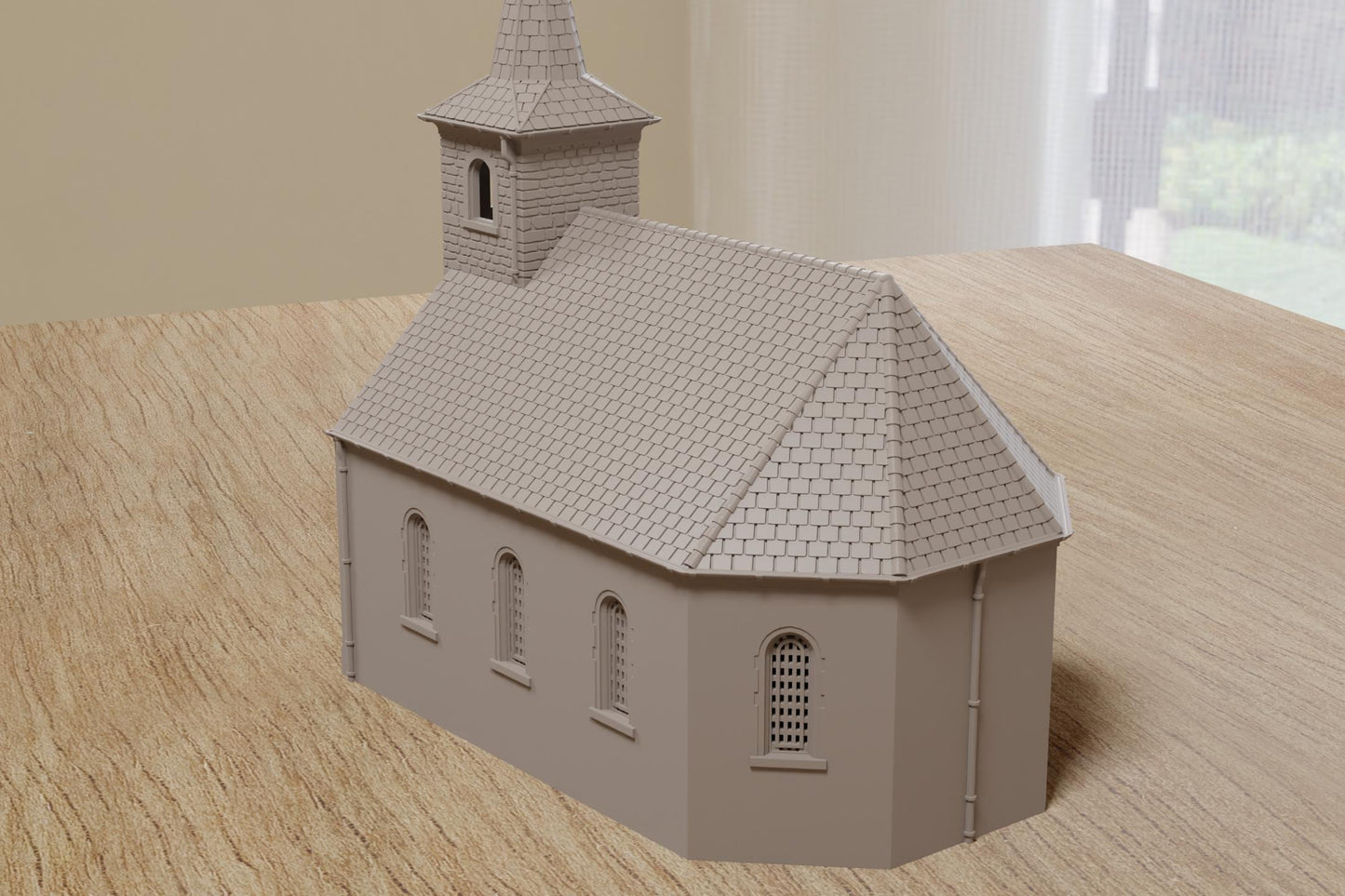 Wargaming Terrain WWII Ardennes Chapelle Sainte-Barbe Church Various Scales Historical Wargaming (US tariffs are pre-paid by us)