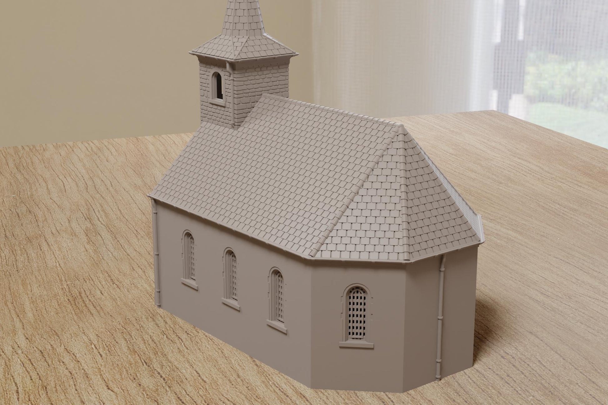 Wargaming Terrain WWII Ardennes Chapelle Sainte-Barbe Church Various Scales Historical Wargaming (US tariffs are pre-paid by us)