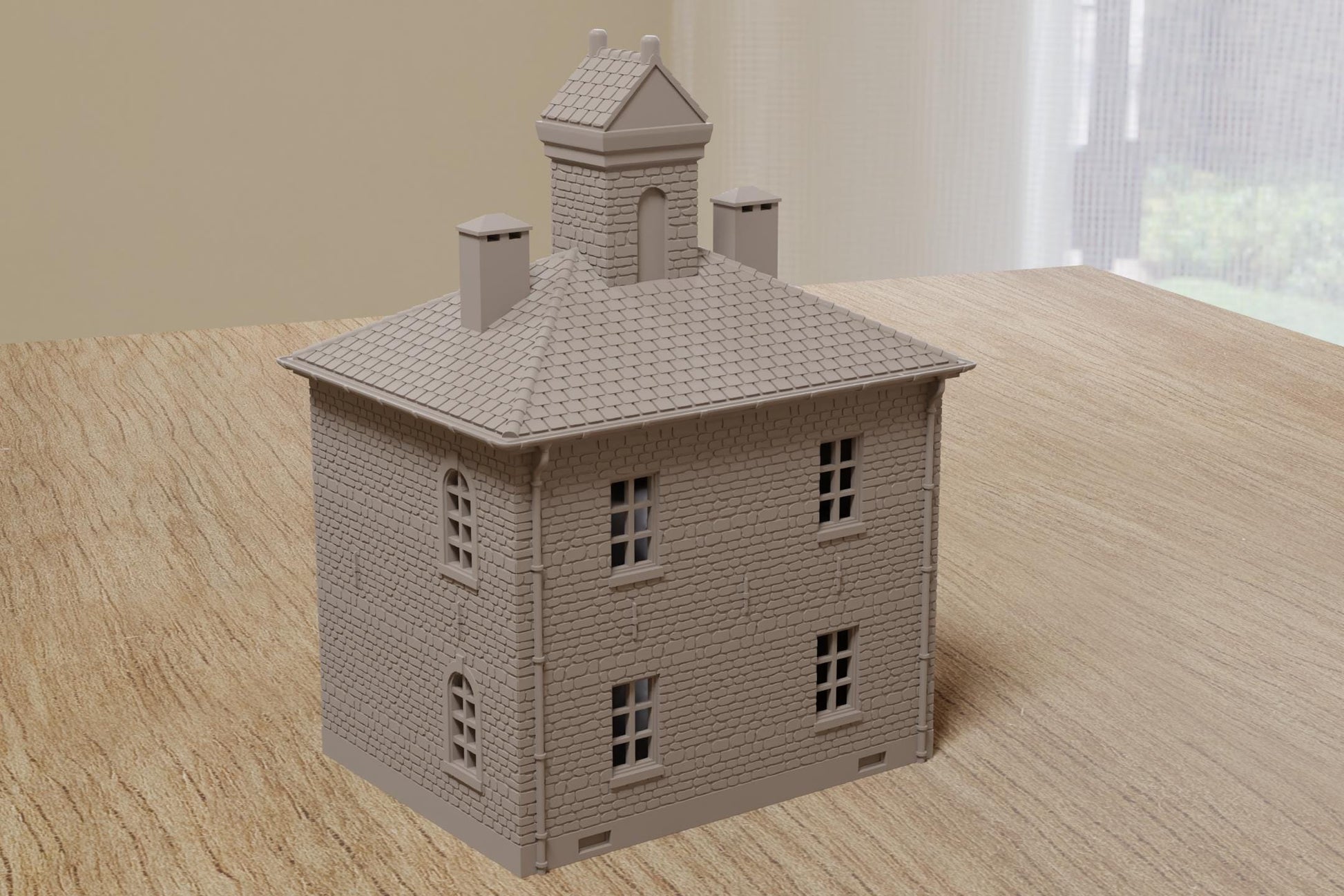 Wargaming Terrain WWII Ardennes City Hall Lot Various Scales Historical Wargaming (US tariffs are pre-paid by us)