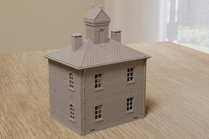 Wargaming Terrain WWII Ardennes City Hall Lot Various Scales Historical Wargaming (US tariffs are pre-paid by us)