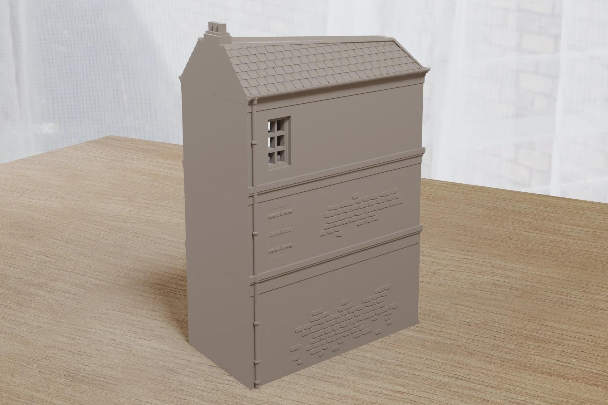 Wargaming Terrain WWII Caen Corner Building 4 Various Scales Historical Wargaming (US tariffs are pre-paid by us)