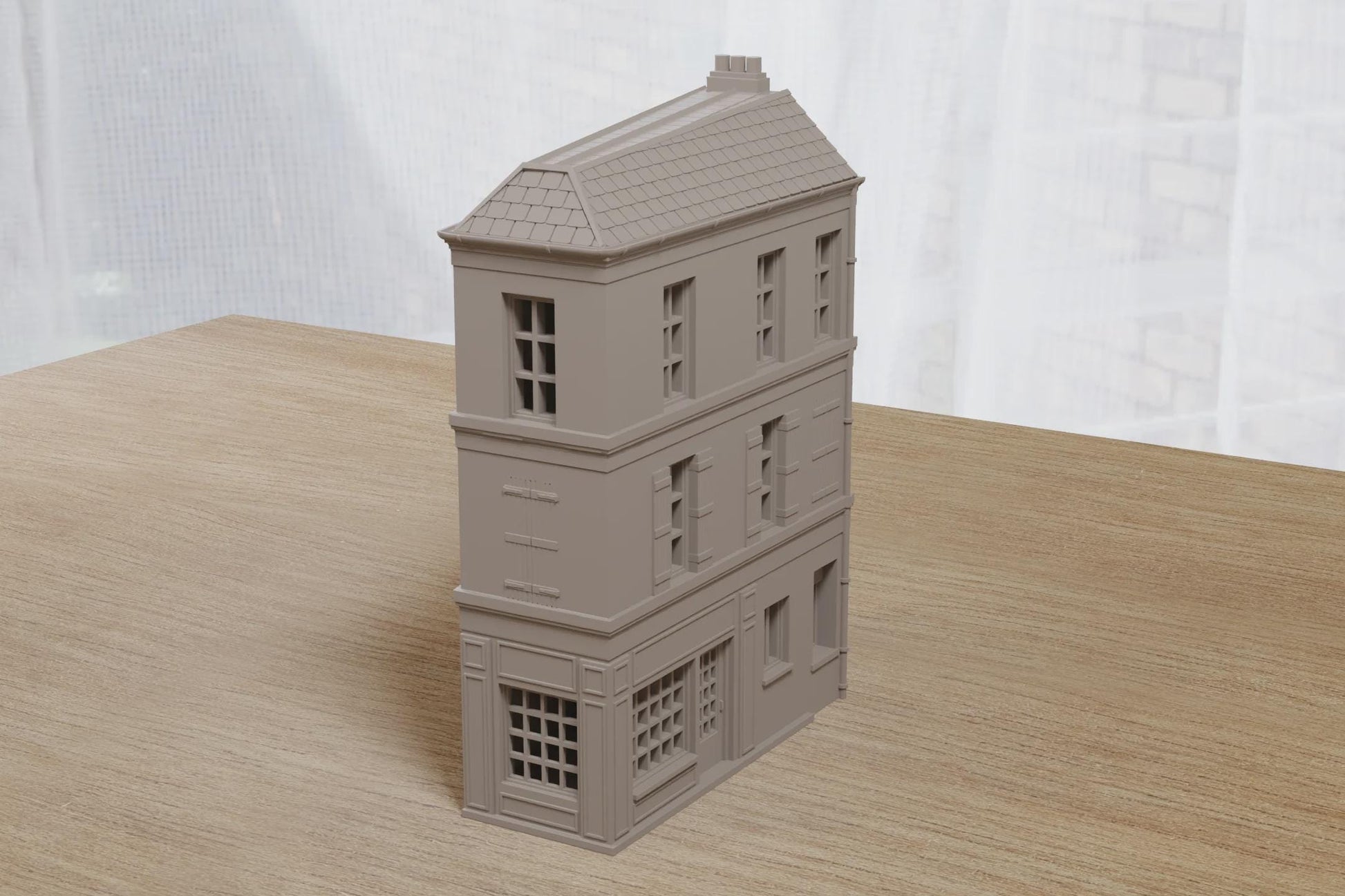 Wargaming Terrain WWII Caen Corner Building 4 Various Scales Historical Wargaming (US tariffs are pre-paid by us)