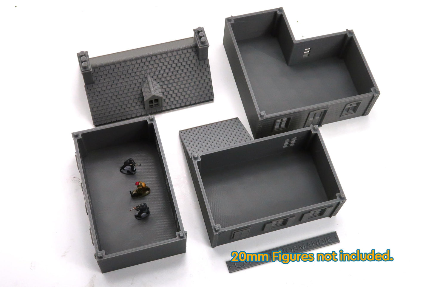 Wargaming Terrain WWII Caen Corner Building 4 Various Scales Historical Wargaming (US tariffs are pre-paid by us)