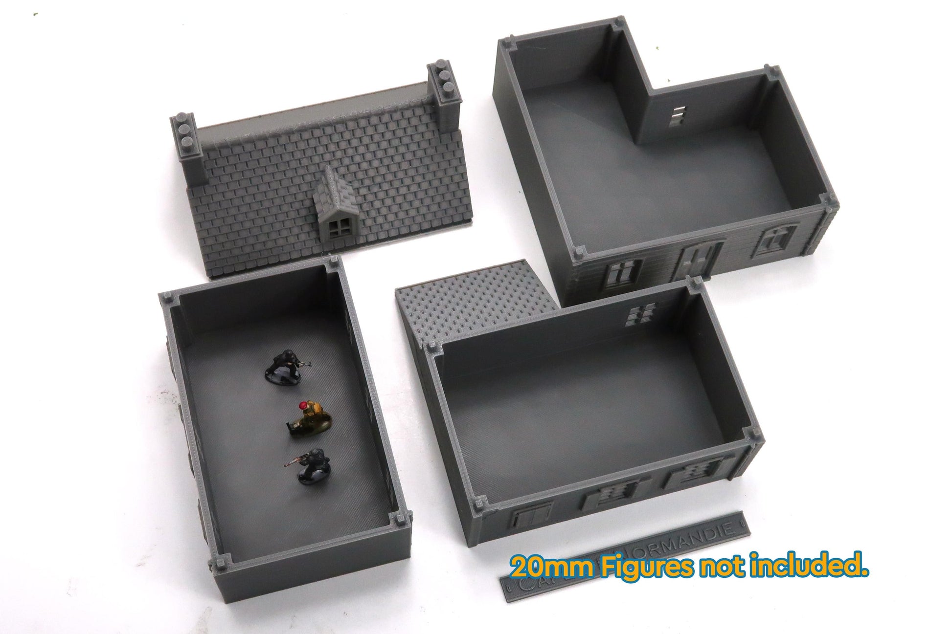 Wargaming Terrain WWII Caen Corner Building 4 Various Scales Historical Wargaming (US tariffs are pre-paid by us)