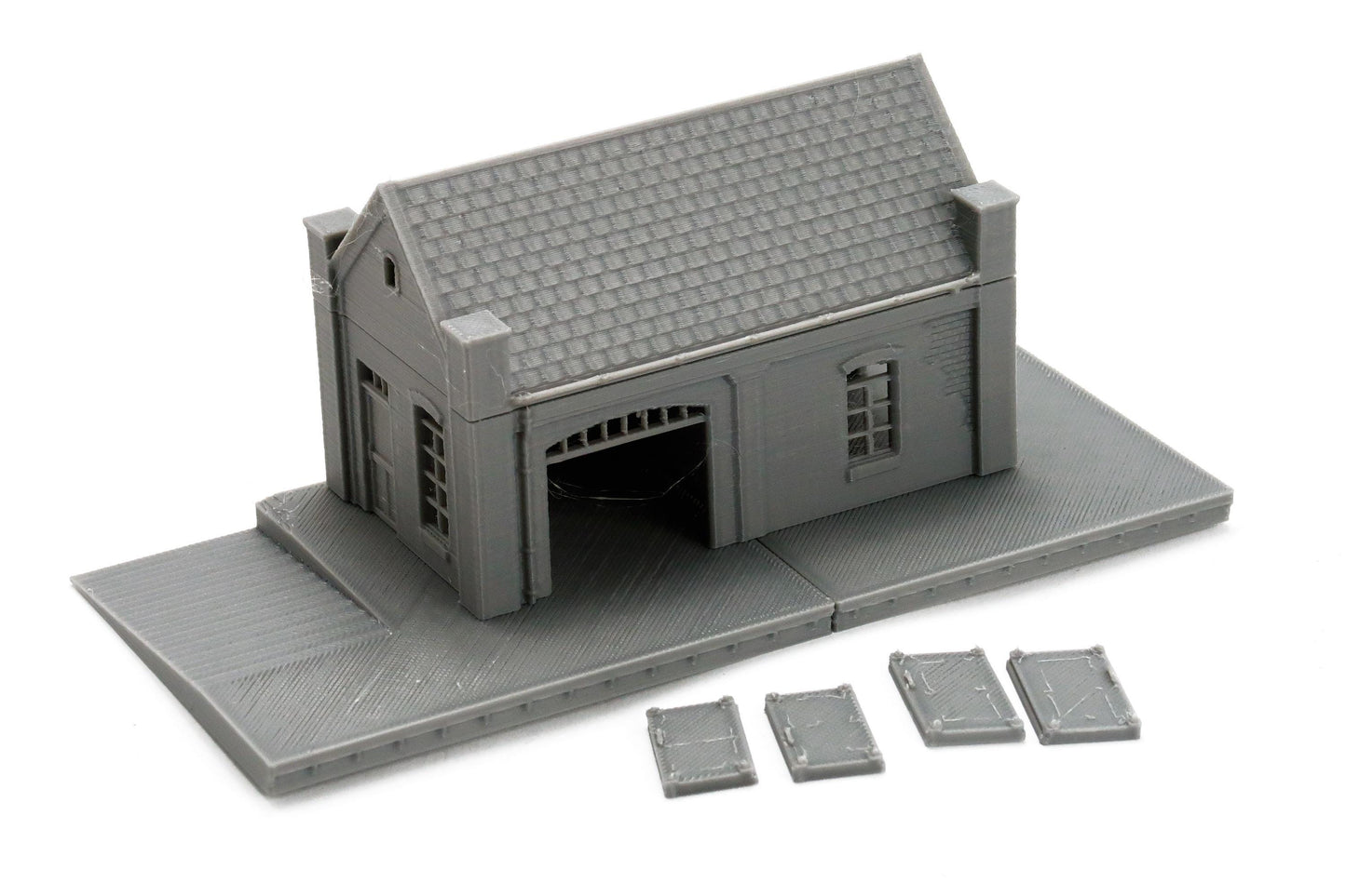Wargaming Terrain WWII Carentan Train Station Warehouse Various Scales Historical Wargaming (US tariffs are pre-paid by us)