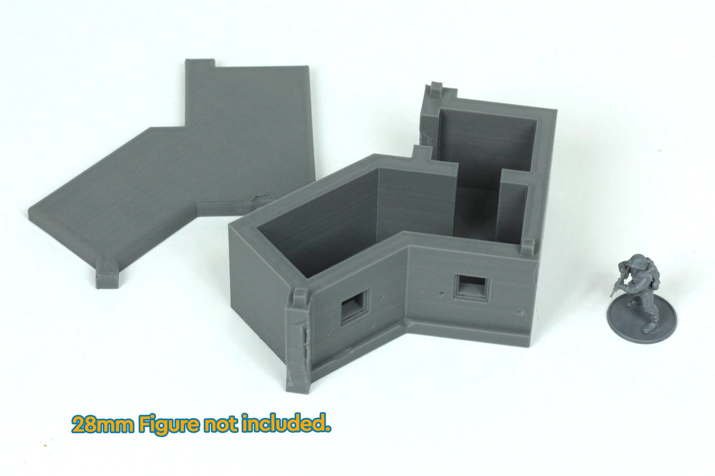 Wargaming Terrain WWII German Double MG Bunker Various Scales Historical Wargaming (US tariffs are pre-paid by us)