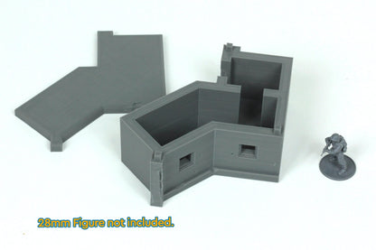 Wargaming Terrain WWII German Double MG Bunker Various Scales Historical Wargaming (US tariffs are pre-paid by us)