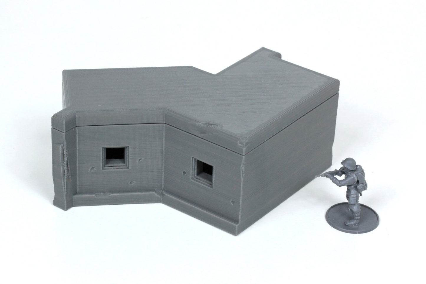 Wargaming Terrain WWII German Double MG Bunker Various Scales Historical Wargaming (US tariffs are pre-paid by us)