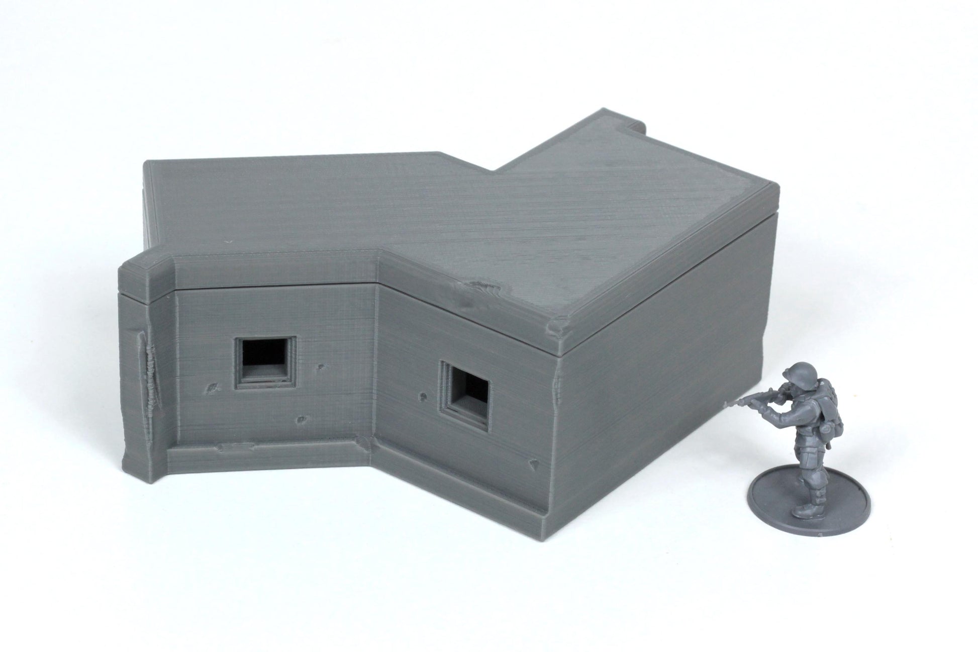 Wargaming Terrain WWII German Double MG Bunker Various Scales Historical Wargaming (US tariffs are pre-paid by us)