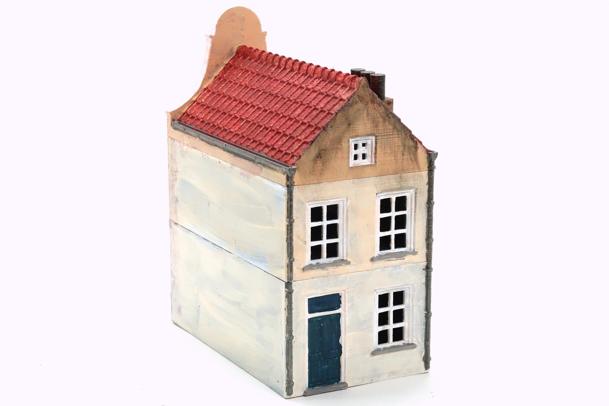 Wargaming Terrain WWII Dutch Canal Gable House Delft 1 Various Scales Historical Wargaming (US tariffs are pre-paid by us)