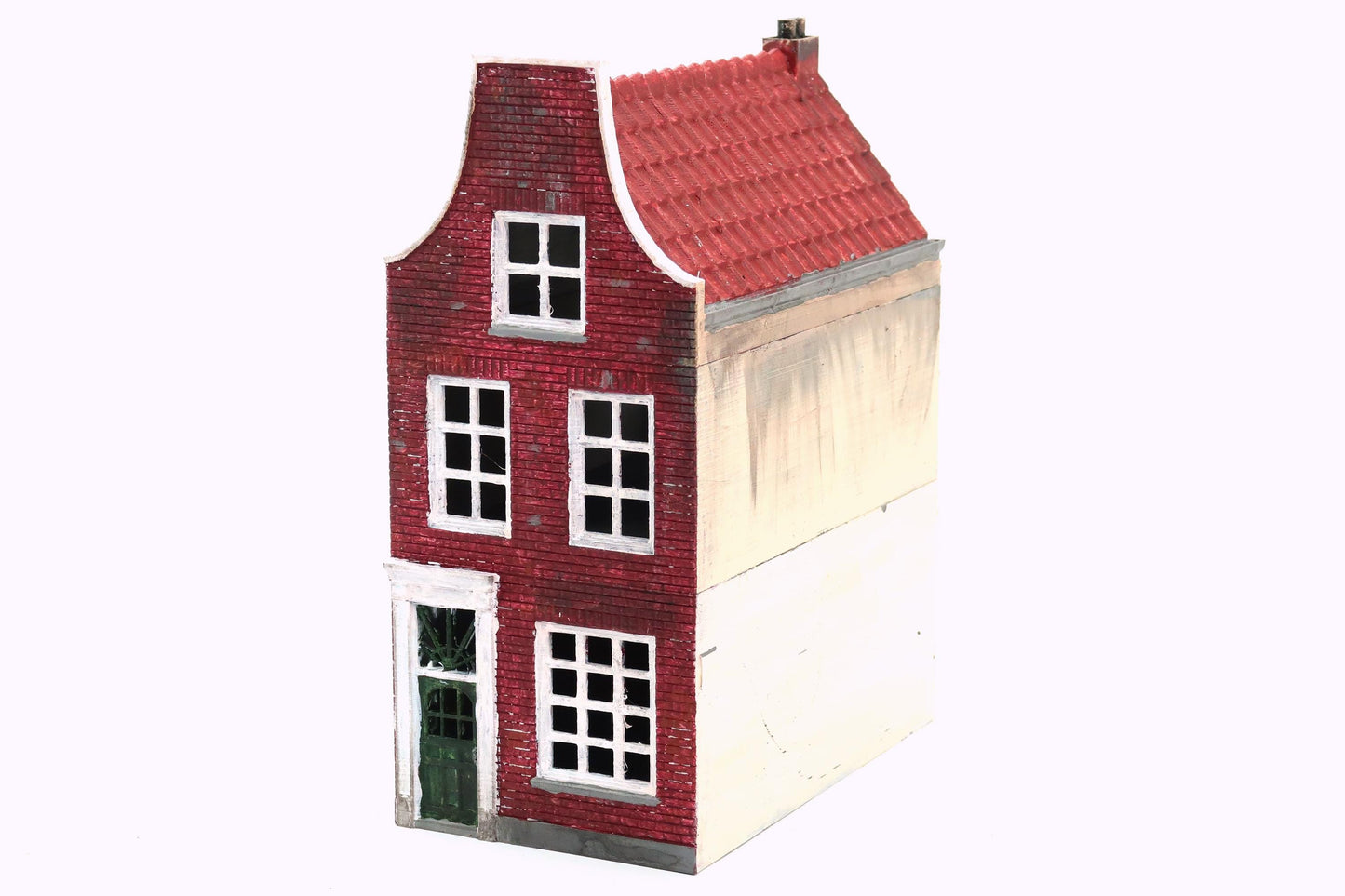 Wargaming Terrain WWII Dutch Canal Gable House Delft 2 Various Scales Historical Wargaming (US tariffs are pre-paid by us)