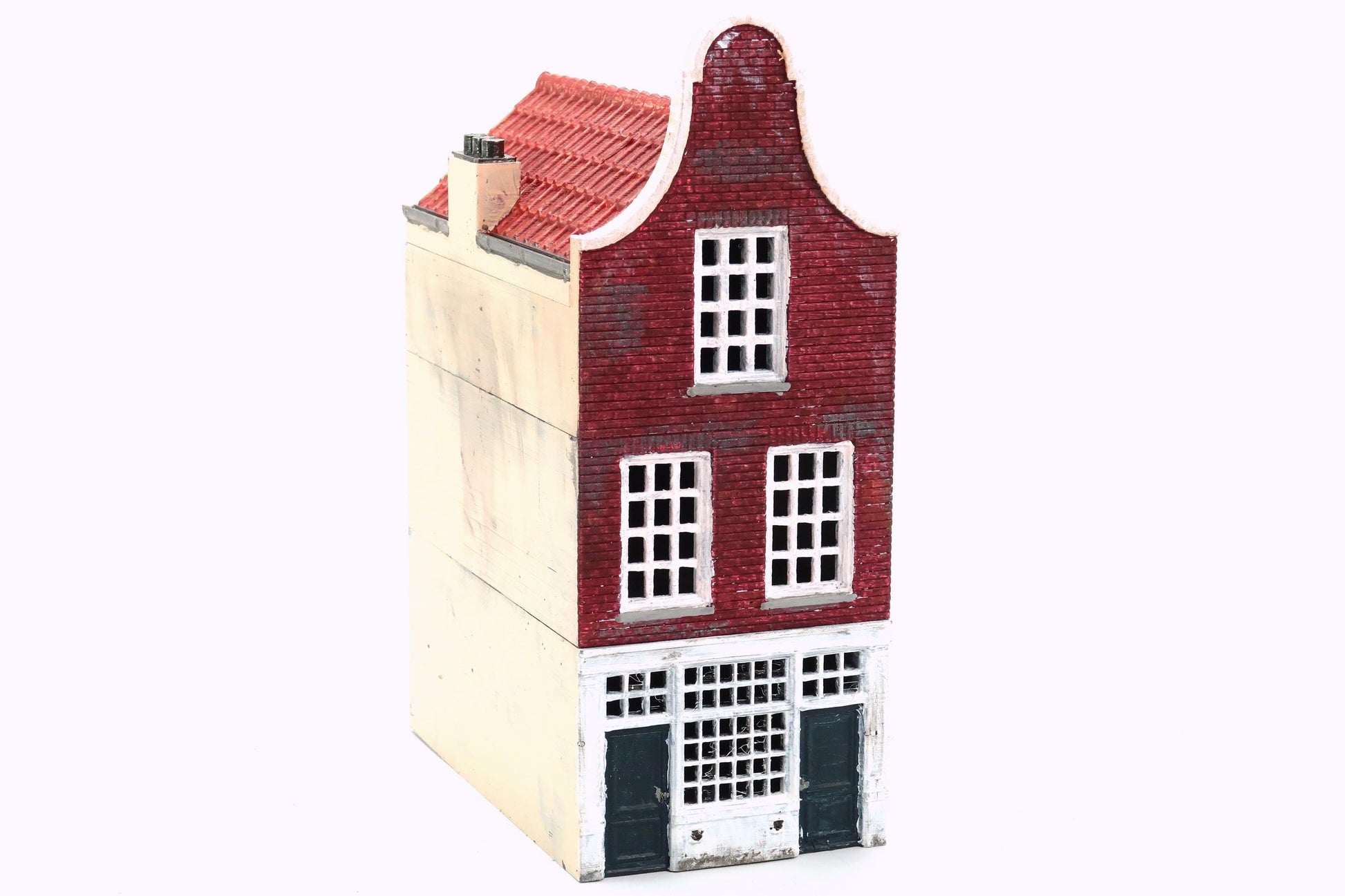 Wargaming Terrain WWII Dutch Canal Gable House Delft 2 Various Scales Historical Wargaming (US tariffs are pre-paid by us)
