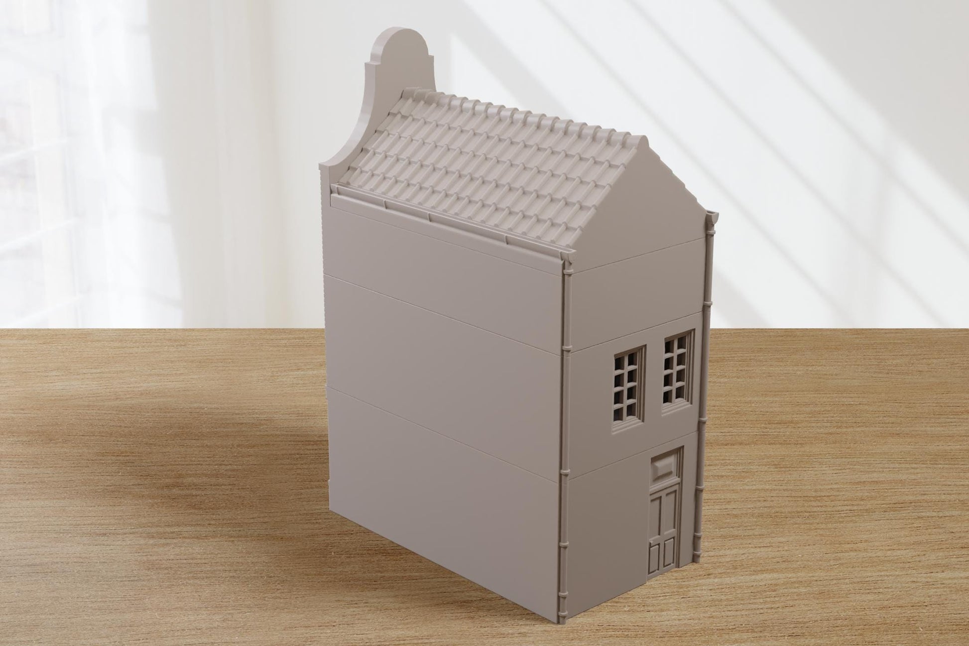 Wargaming Terrain WWII Dutch Canal Gable House Delft 2 Various Scales Historical Wargaming (US tariffs are pre-paid by us)