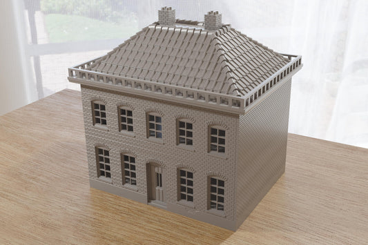 Wargaming Terrain WWII Dutch Manor House Lijstgevel Various Scales Historical Wargaming (US tariffs are pre-paid by us)