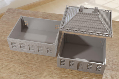 Wargaming Terrain WWII Dutch Manor House Lijstgevel Various Scales Historical Wargaming (US tariffs are pre-paid by us)