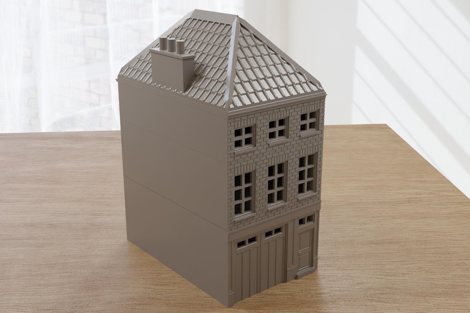 Wargaming Terrain WWII Dutch Arnhem Row House 1 Various Scales Historical Wargaming (US tariffs are pre-paid by us)