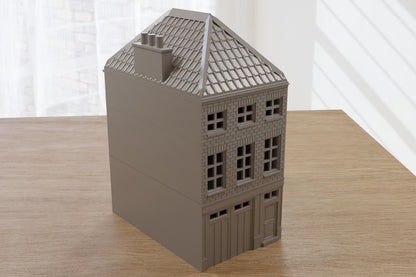 Wargaming Terrain WWII Dutch Arnhem Row House 1 Various Scales Historical Wargaming (US tariffs are pre-paid by us)