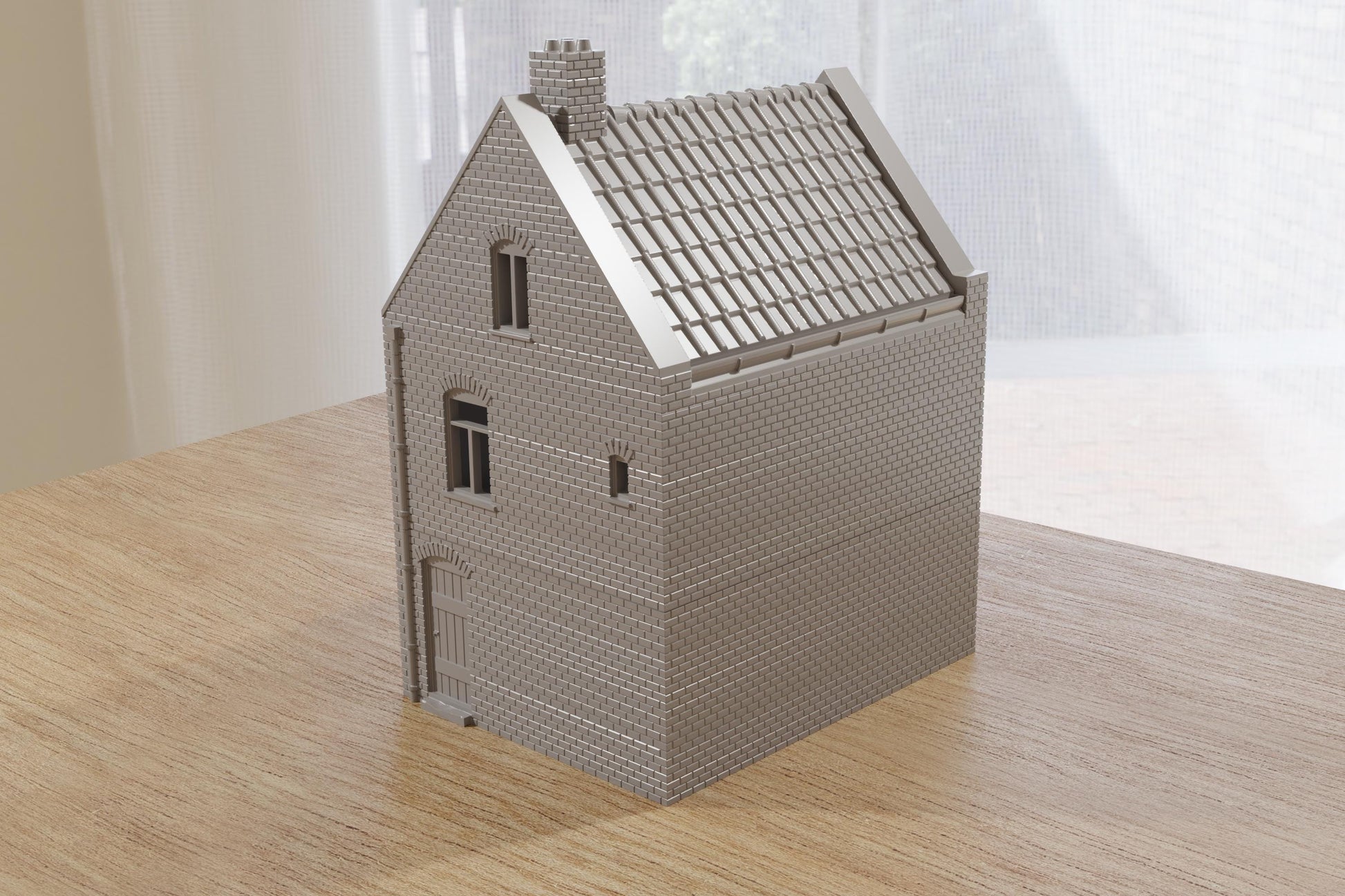 Wargaming Terrain WWII Dutch Spout Gable House Tuitgevel Various Scales Historical Wargaming (US tariffs are pre-paid by us)
