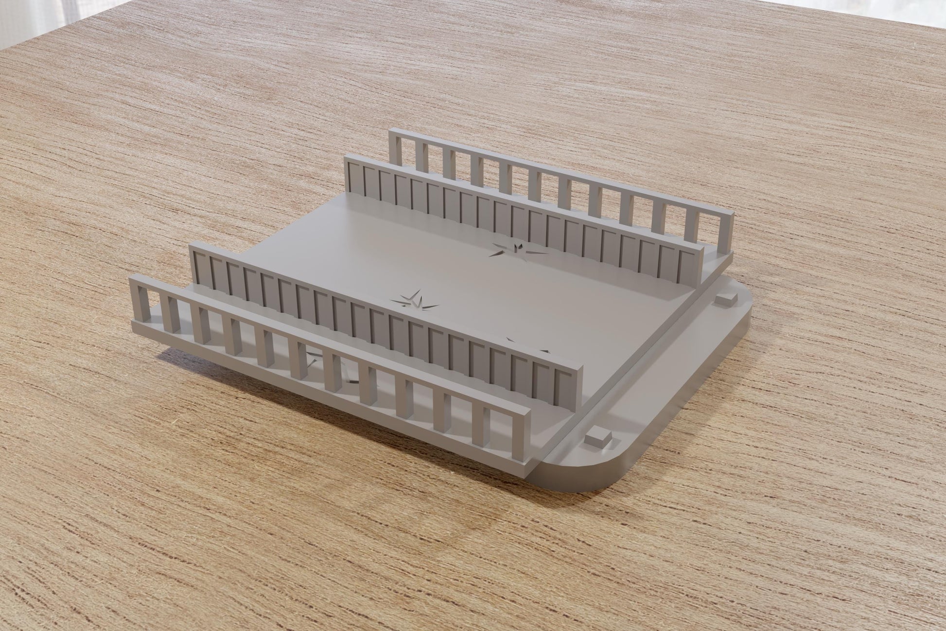Wargaming Terrain WWII Steel Flat Bridge Various Scales Historical Wargaming (US tariffs are pre-paid by us)