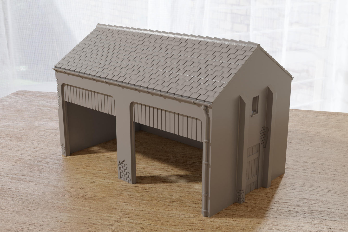 Wargaming Terrain WWII Industrial Garage Various Scales Historical Wargaming (US tariffs are pre-paid by us)